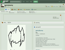 Tablet Screenshot of gunnybunny.deviantart.com