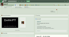Desktop Screenshot of dark-pt.deviantart.com