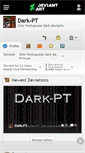 Mobile Screenshot of dark-pt.deviantart.com