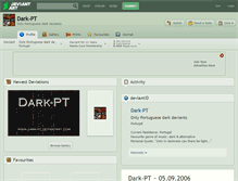 Tablet Screenshot of dark-pt.deviantart.com