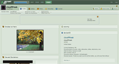Desktop Screenshot of cloud9freak.deviantart.com