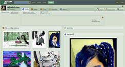 Desktop Screenshot of lady-delirium.deviantart.com