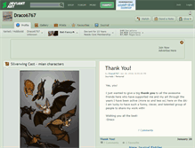 Tablet Screenshot of draco6767.deviantart.com