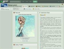 Tablet Screenshot of disney-love.deviantart.com