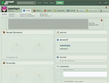 Tablet Screenshot of isabellaplz.deviantart.com