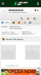 Mobile Screenshot of amazonlova.deviantart.com