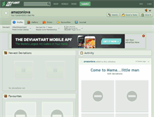 Tablet Screenshot of amazonlova.deviantart.com
