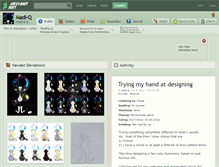 Tablet Screenshot of madi-q.deviantart.com