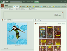 Tablet Screenshot of drull.deviantart.com