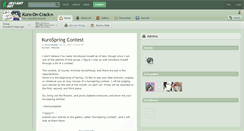 Desktop Screenshot of kuro-on-crack.deviantart.com