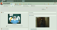 Desktop Screenshot of gamerninja280.deviantart.com