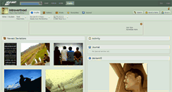 Desktop Screenshot of introvertnoel.deviantart.com