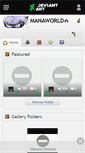 Mobile Screenshot of manaworld.deviantart.com