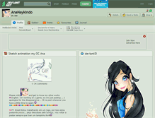 Tablet Screenshot of ananaykindo.deviantart.com