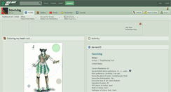 Desktop Screenshot of howlvlog.deviantart.com