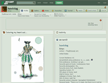 Tablet Screenshot of howlvlog.deviantart.com