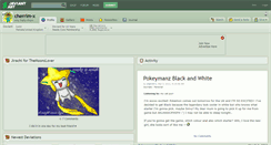 Desktop Screenshot of cherrim-x.deviantart.com