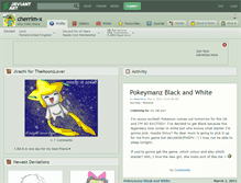 Tablet Screenshot of cherrim-x.deviantart.com