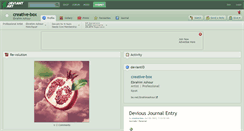 Desktop Screenshot of creative-box.deviantart.com
