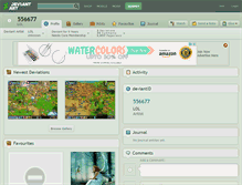 Tablet Screenshot of 556677.deviantart.com