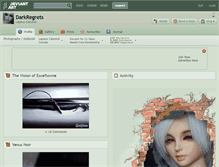 Tablet Screenshot of darkregrets.deviantart.com