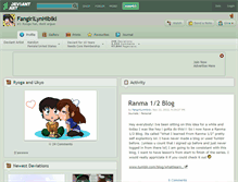Tablet Screenshot of fangirllynhibiki.deviantart.com