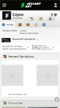 Mobile Screenshot of coyox.deviantart.com