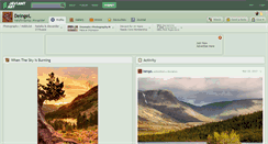 Desktop Screenshot of deingel.deviantart.com