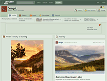 Tablet Screenshot of deingel.deviantart.com