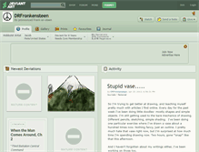 Tablet Screenshot of drfronkensteen.deviantart.com