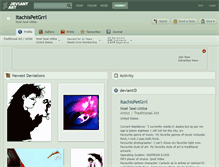 Tablet Screenshot of itachispetgrrl.deviantart.com