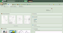 Desktop Screenshot of love89.deviantart.com
