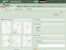Tablet Screenshot of love89.deviantart.com
