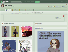Tablet Screenshot of leechi-nut.deviantart.com