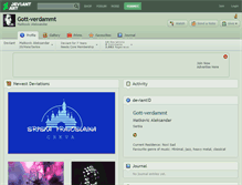 Tablet Screenshot of gott-verdammt.deviantart.com