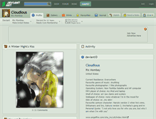 Tablet Screenshot of cloudious.deviantart.com