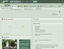 Tablet Screenshot of benniao.deviantart.com