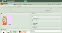 Desktop Screenshot of littlejane.deviantart.com