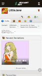 Mobile Screenshot of littlejane.deviantart.com