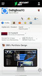 Mobile Screenshot of dabigboss93.deviantart.com
