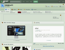 Tablet Screenshot of dabigboss93.deviantart.com