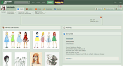 Desktop Screenshot of lololalah.deviantart.com