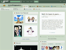 Tablet Screenshot of everythingsquare.deviantart.com