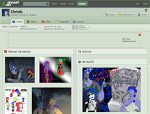 Tablet Screenshot of christis.deviantart.com