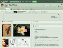 Tablet Screenshot of gaara-blazeofsand.deviantart.com