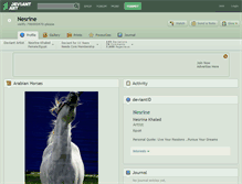Tablet Screenshot of nesrine.deviantart.com