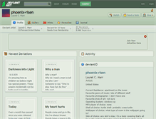 Tablet Screenshot of phoenix-risen.deviantart.com