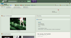 Desktop Screenshot of lyra-b.deviantart.com