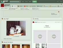 Tablet Screenshot of grim667.deviantart.com