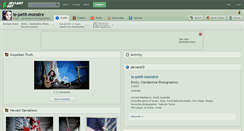 Desktop Screenshot of le-petit-monstre.deviantart.com